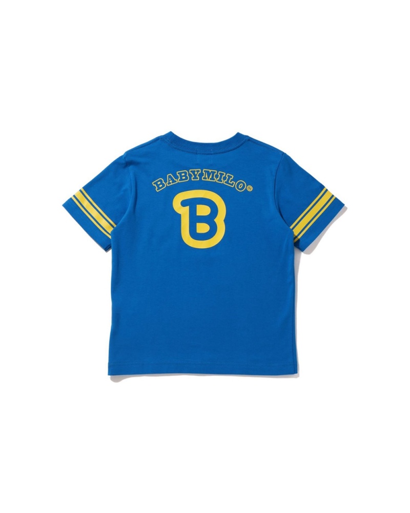 Hauts Bape Football Baby Milo Bleu Enfant | HUW-59213552